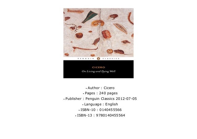 On Living and Dying Well (Penguin Classics)